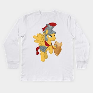 Flash Magnus with Nitidus Shield Kids Long Sleeve T-Shirt